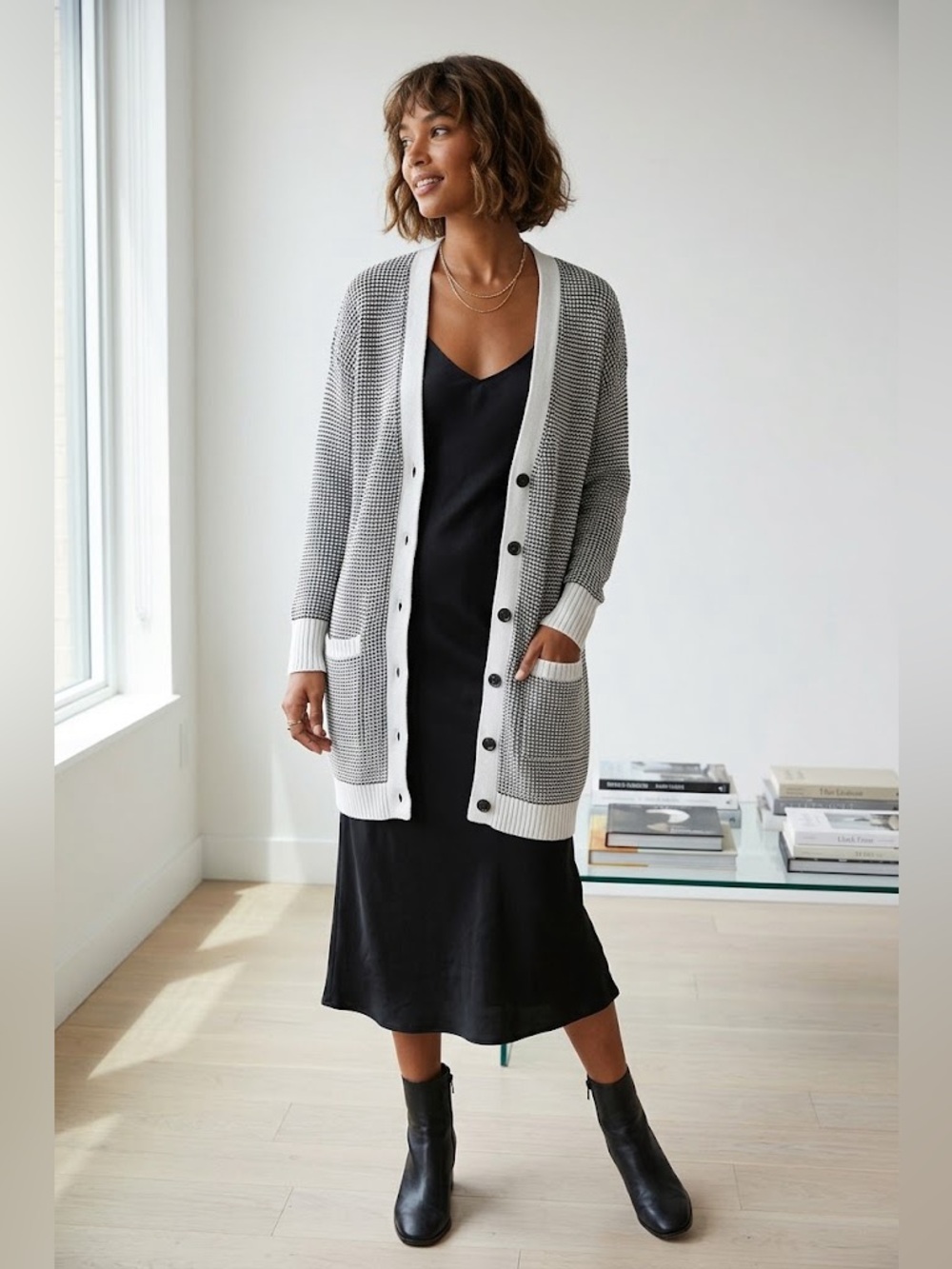 BCBGeneration Long Knit Cardigan Sweater